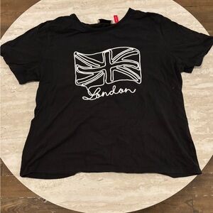 Black London Graphic T-Shirt